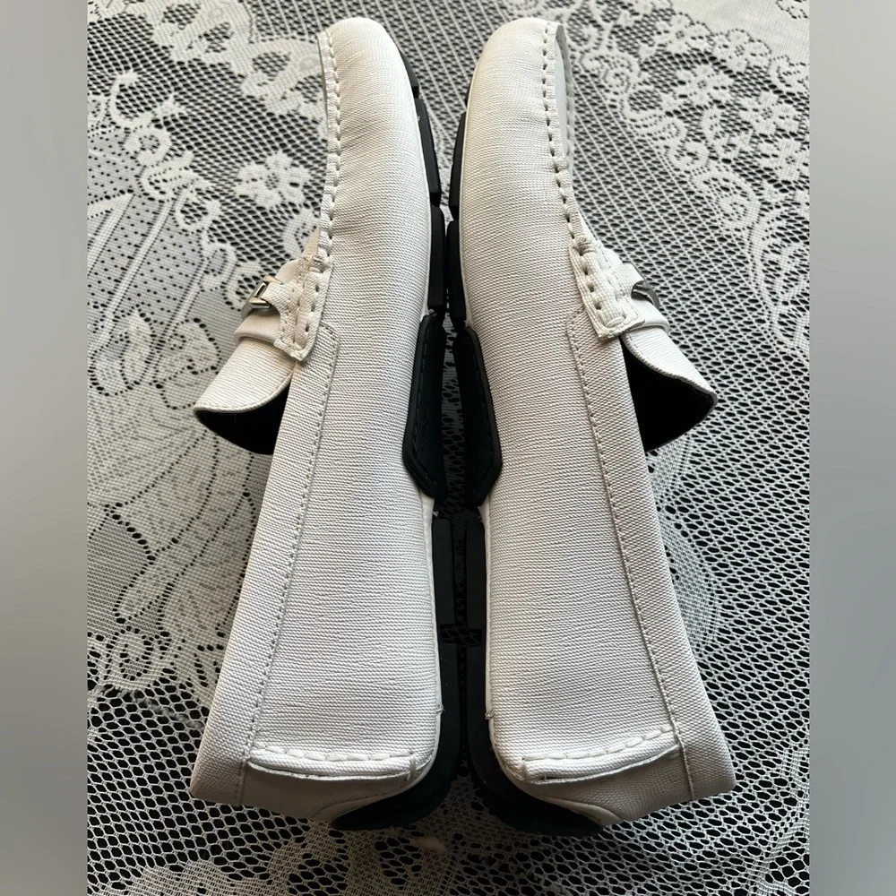 Calvin Klein Elegant White Men's Loafers - Picture 2 of 6